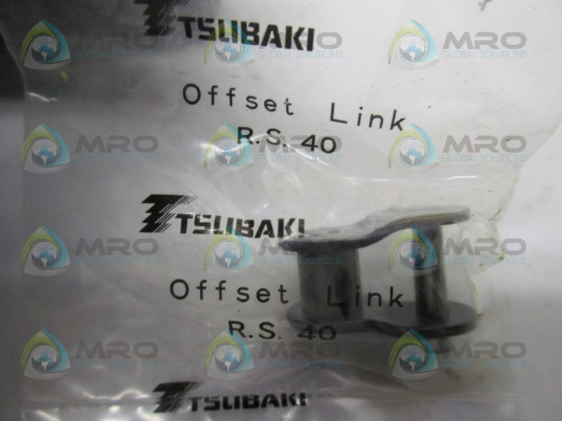 TSUBAKI RS40 OFFSET LINK * NEW IN FACTORY BAG *