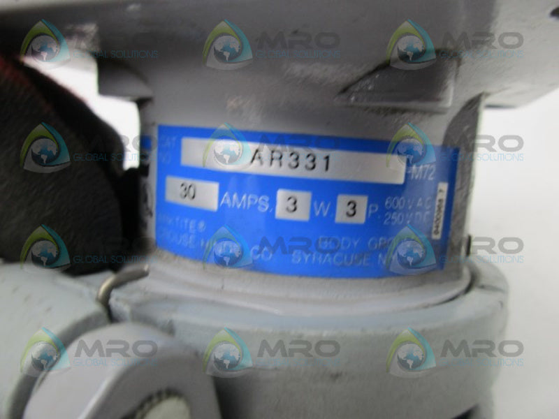 CROUSE-HINDS AR331 RECEPTACLE  UNMP