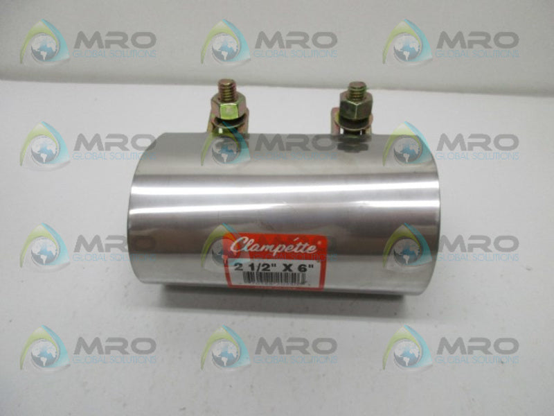 CLAMPETTE 2-1/2" X 6" REPAIR CLAMP  NSNP
