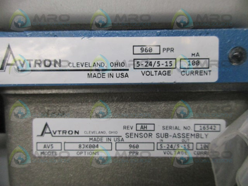 AVTRON AV5 SENSOR SUB ASSEMBLY PPR 960  NSNP