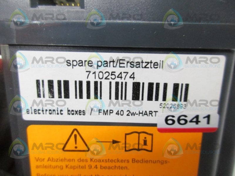 ENDRESS & HAUSER 71025474 REPLACEMENT HF MODULE  NSNP IN BAG