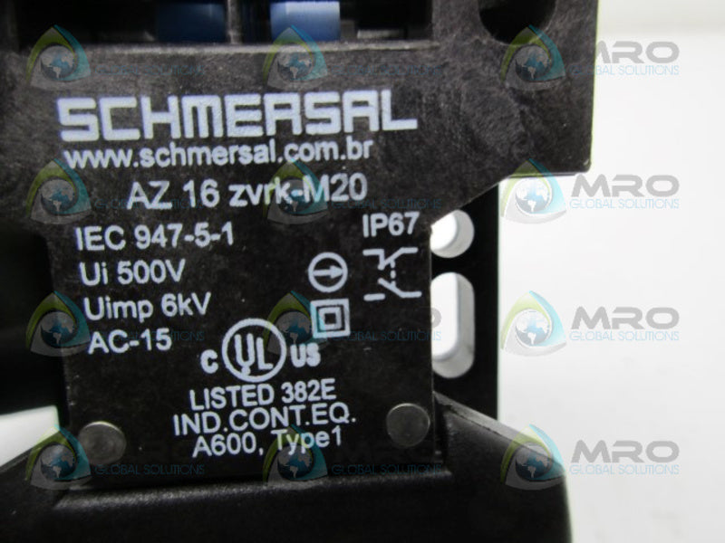 SCHMERSAL AZ16zvrk-M20 * NEW NO BOX *
