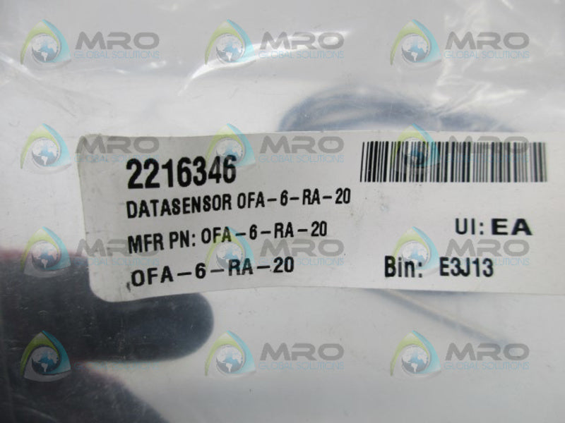 DATALOGIC OFA-6-RA-20 FIBER OPTIC CABLE  NSMP