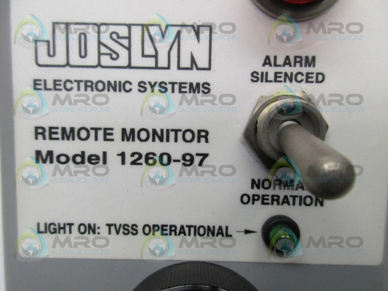 JOSLYN ELECTRONIC 1260-907 REMOTE MONITOR  NSNP