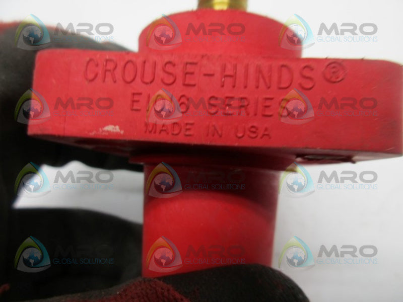 CROUSE HINDS E1016 INSULATED RECEPTABLE  UNMP