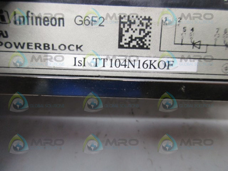 INFINEON TT104N16K0F POWER MODULE  NSNP