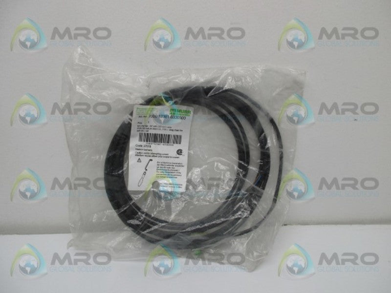 MURR ELEKTRONIK 7000-12381-633050 FEMALE W/ LED & CABLE  NSMP