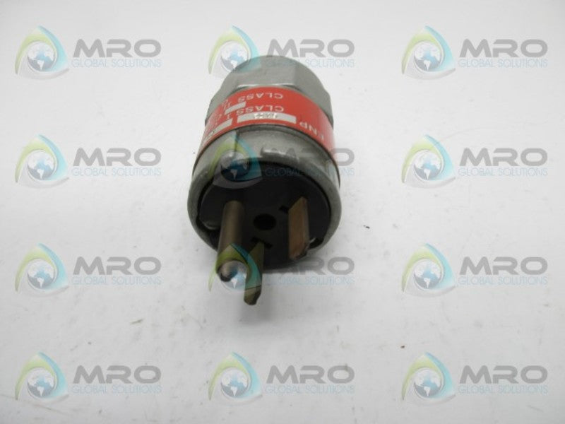 CROUSE HINDS ENP6152 HAZARDOUS LOCATION PLUG 15A 250V  UNMP