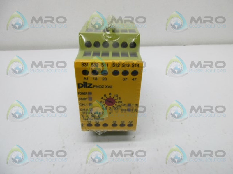 PILZ PNOZXV2-30/24VDC-2N/O-2N/OT SAFETY RELAY 5/7A  NSMP