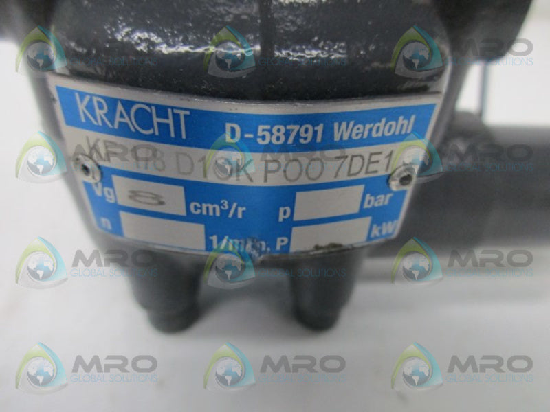 KRACHT D-58791 GEAR PUMP  UNMP