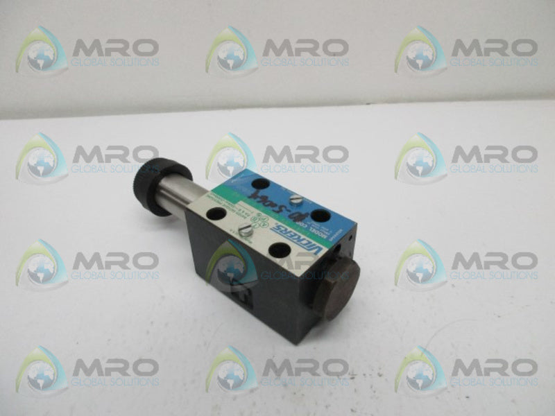 VICKERS DG4V-3S0BL-M-U-BD-80 HYDRAULIC VALVE (AS PICTURED)  UNMP