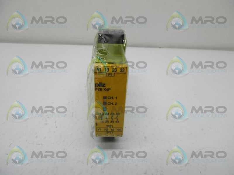 PILZ PZE-X4P-24VDC-4N/O SAFETY RELAY 5AMP 2.5W 24VDC * NEW IN ORIGINAL PACKAGE *