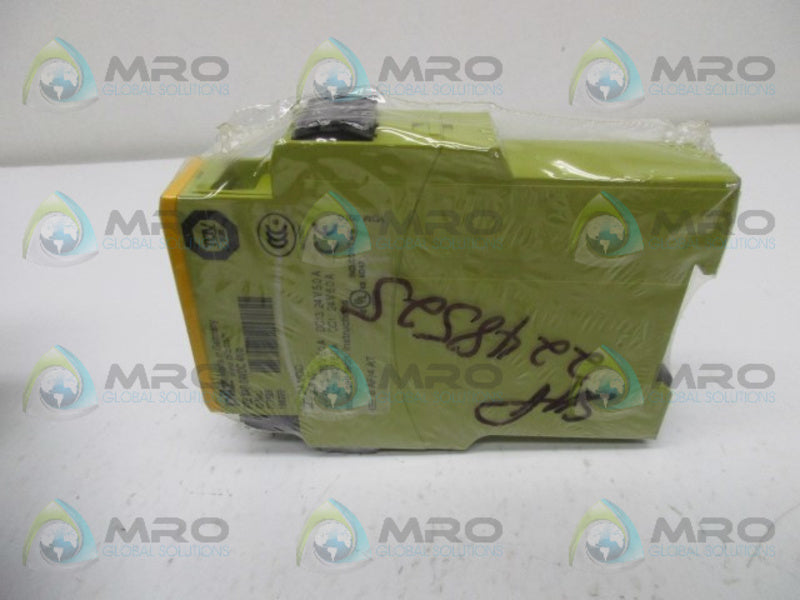 PILZ PZE-X4P-24VDC-4N/O SAFETY RELAY 5AMP 2.5W 24VDC * NEW IN ORIGINAL PACKAGE *