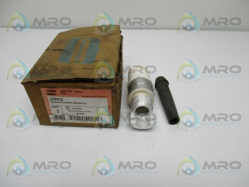 CROUSE HINDS CPP412 PLUG DELAYED ACTION 3W 20AMP  NSMP