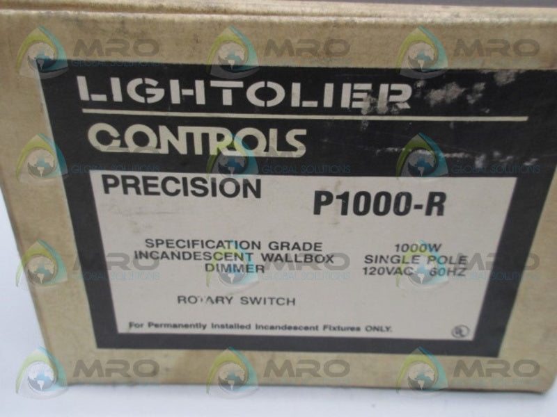 LIGHTOLIER CONTROLS P1000-R NSMP