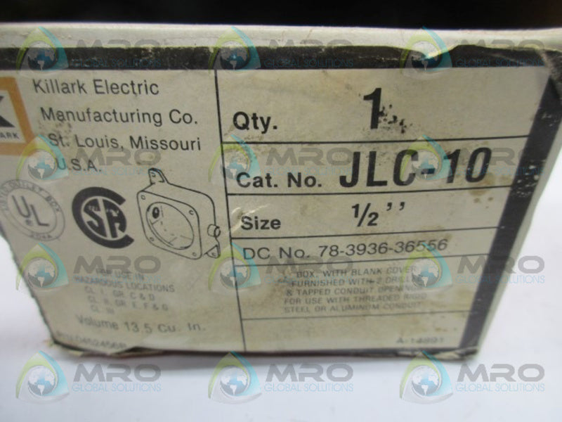 KILLARK JLC-10 1/2" ALUM JL C TYPE W  NSMP