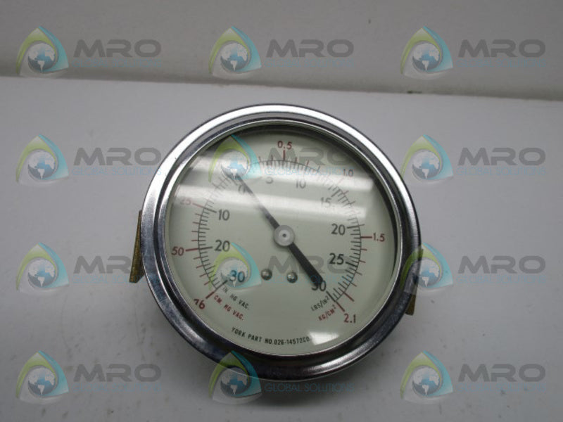 YORK 026-14572C002 PRESSURE GAUGE  NSNP