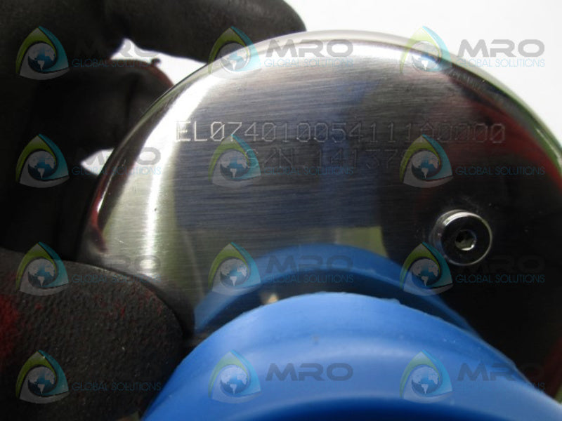 ANDERSON NEGELE EL074010054111 PRESSURE GAUAGE LIQUID FILLED  NSMP