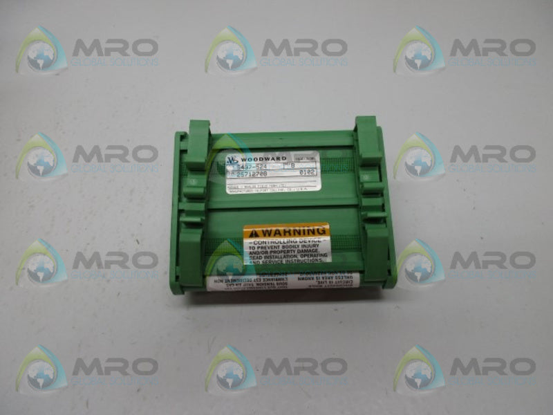 WOODWARD 5437-524 REV. B MODULE ANALOG FIELD TERM (TC)  NSMP