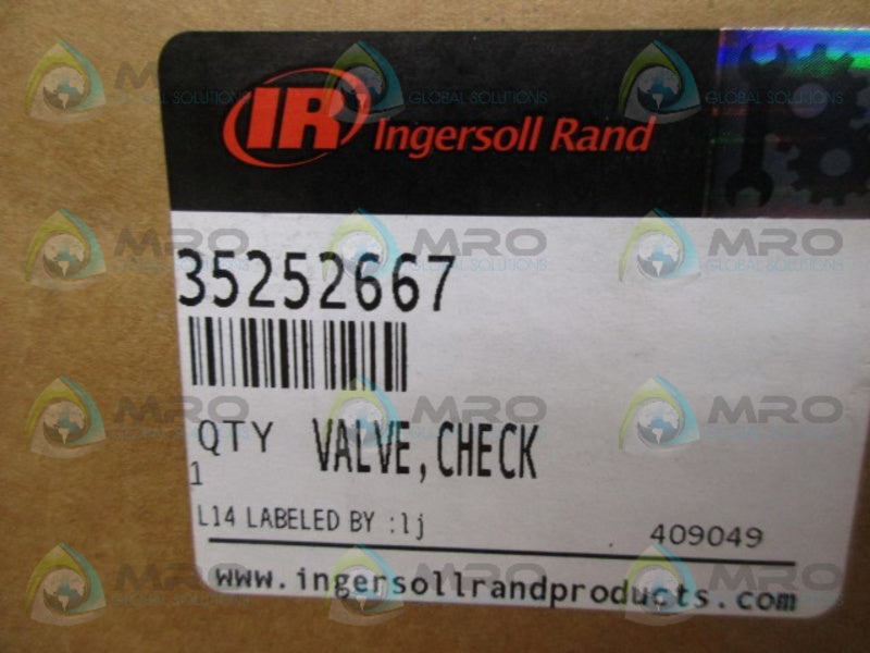 INGERSOLL RAND 35252667 CHECK VALVE  NSMP