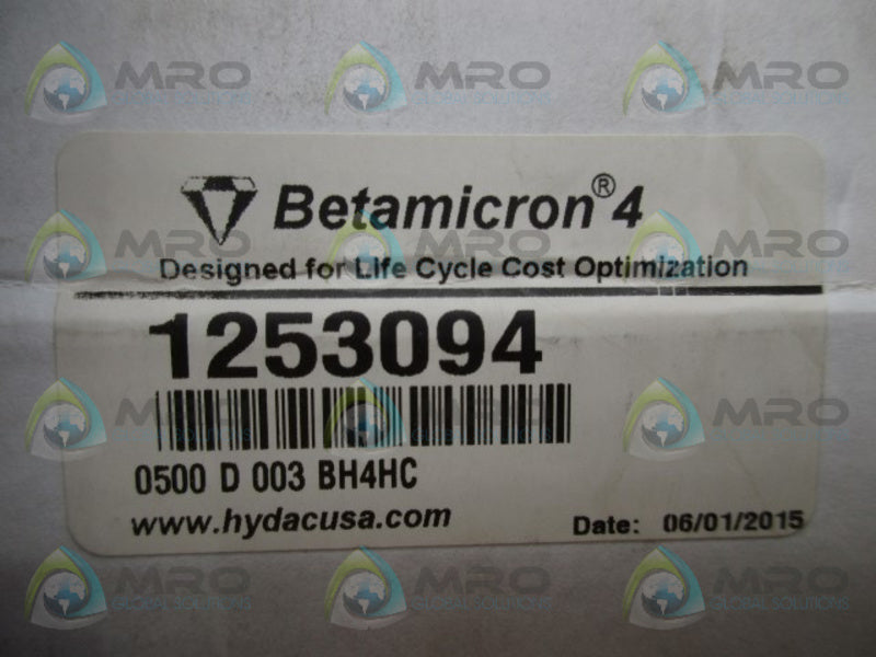 HYDAC 1253094 FILTER  NSMP