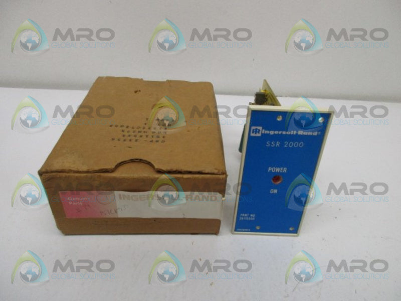 INGERSOLL RAND 39115555 SSR-2000 POWER INDICATOR MODULE  NSMP