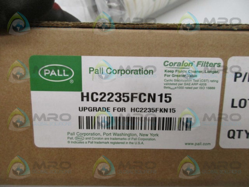 PALL HC2235FCN15 HYDRAULIC OIL FILTER ELEMENT  NSMP
