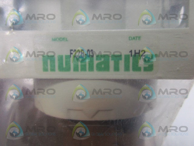 NUMATICS F22B-03 PARTICULATE FILTER * NEW IN FACTORY BAG *