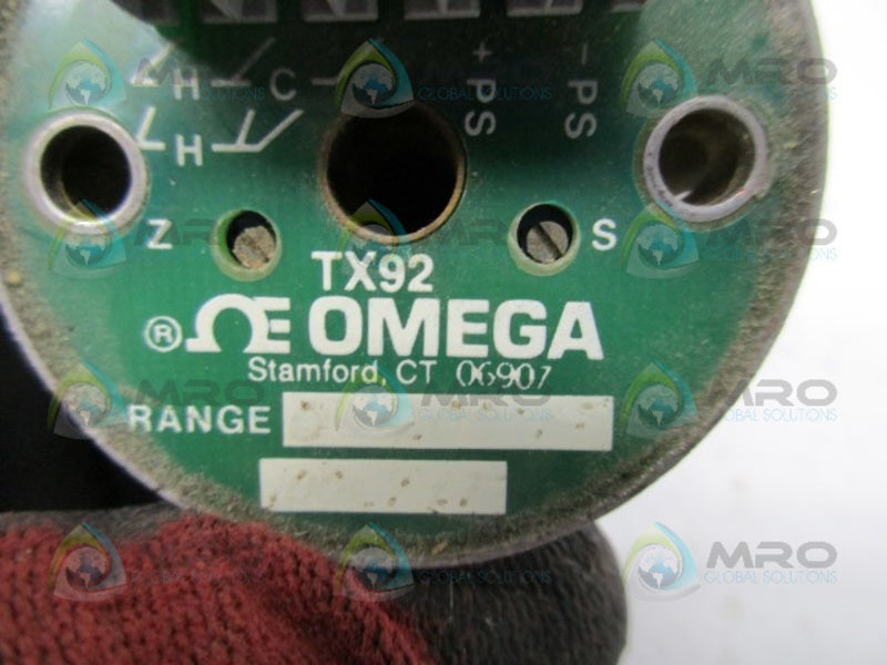 OMEGA TX92 TEMPERATURE TRANSMITTER  UNMP
