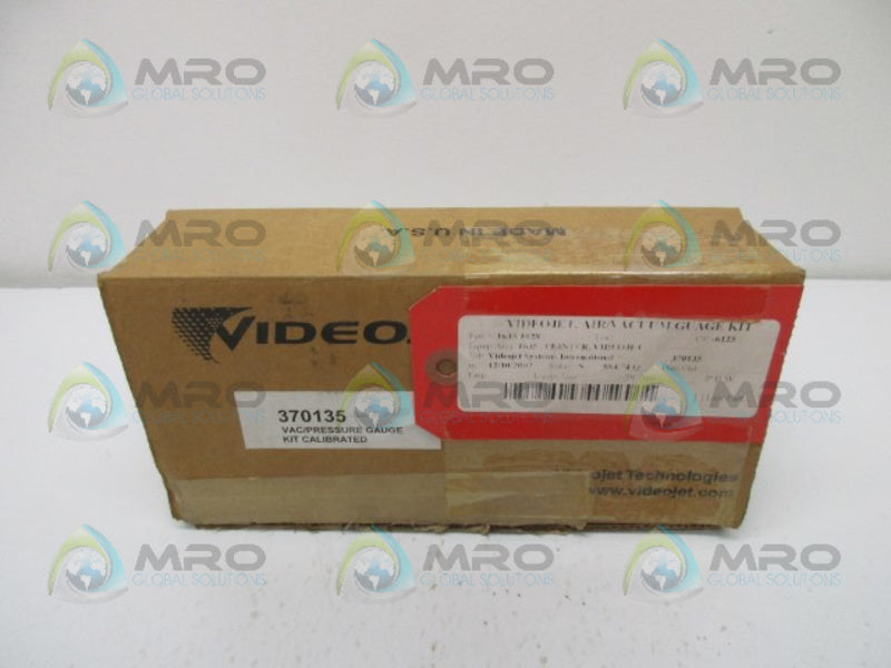 VIDEOJET 370135 VAC/PRESSURE GAUGE KIT CALIBRATED  NSMP