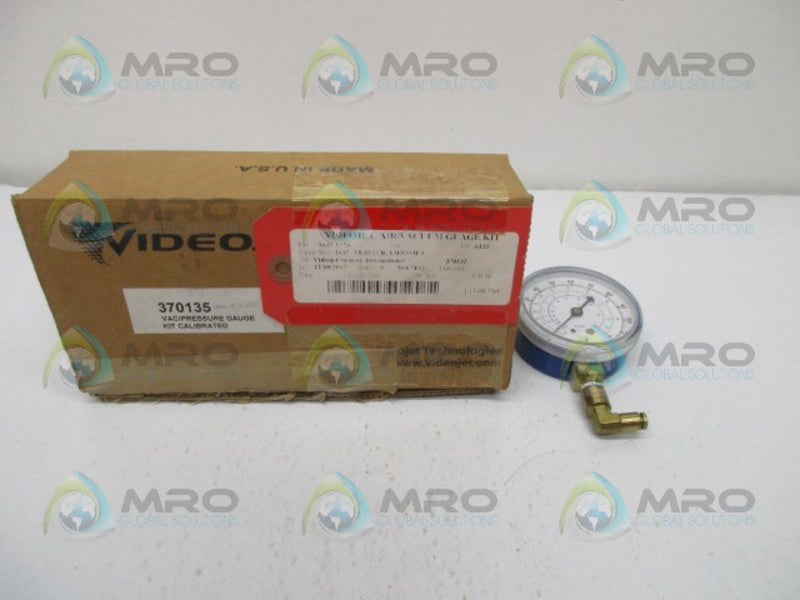 VIDEOJET 370135 VAC/PRESSURE GAUGE KIT CALIBRATED  NSMP