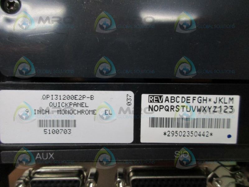 GE FANUC QPI31200E29-B QUICKPANEL 9" MONOCHROME  UNMP