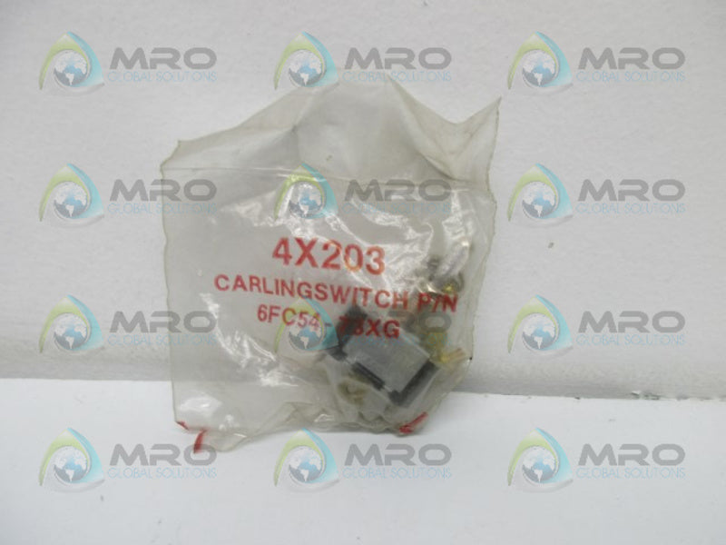 CARLING SWITCH 6FC54-73XG TOGGLE SWITCH * NEW IN FACTORY BAG *