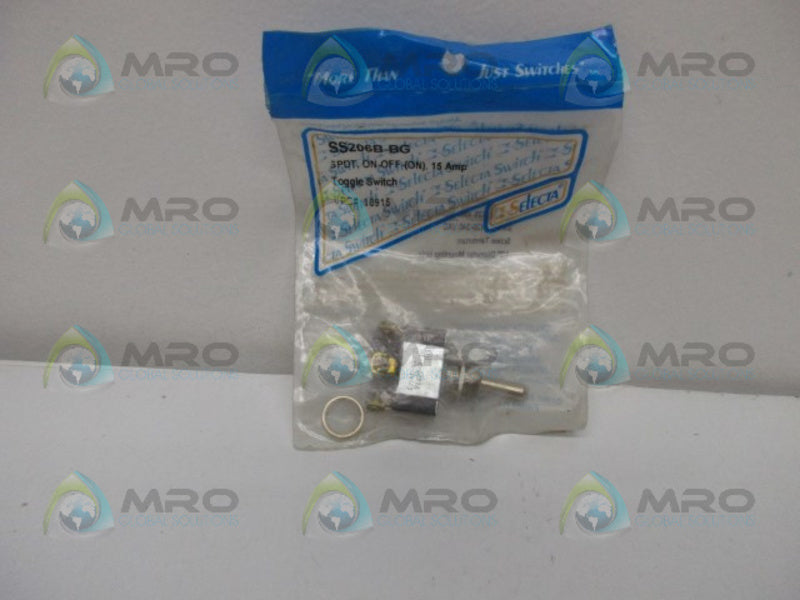 SELECTA SS206B-BG TOGGLE SWITCH SPDT ON/OFF 15AMP  NSMP