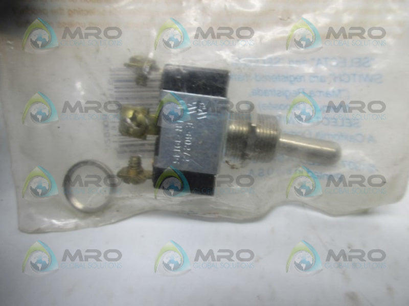 SELECTA SS206B-BG TOGGLE SWITCH SPDT ON/OFF 15AMP  NSMP