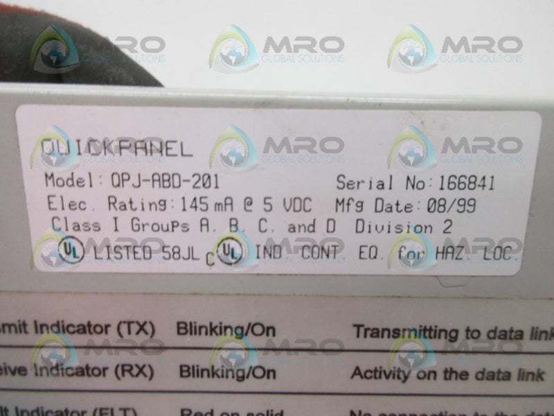 FANUC QPJ-ABD-201 COMMUNICATION MODULE  UNMP