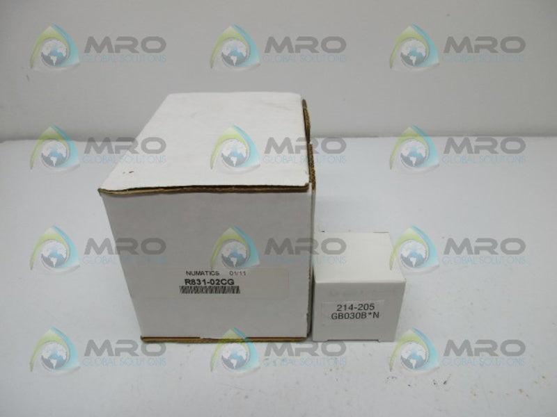 NUMATICS R831-02CG REGULATOR 3-27 PSI  NSMP