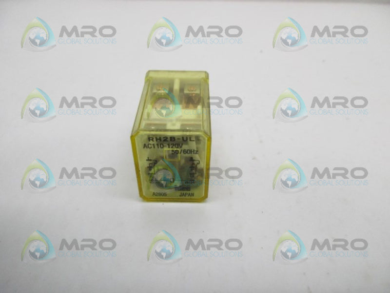 IDEC RH2B-UL RELAY 110-120VAC *USED*