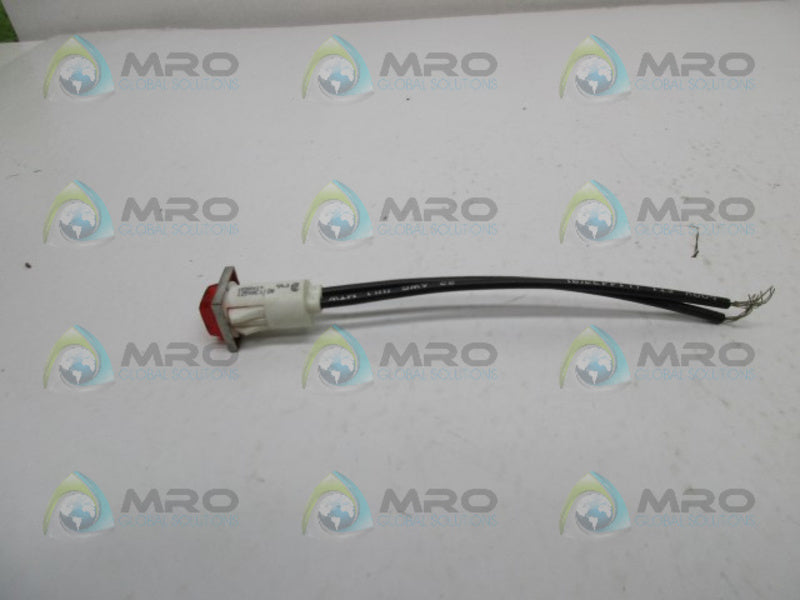CHICAGO MINIATURE 1050N1 INDICATOR LAMP NEON RED  UNMP