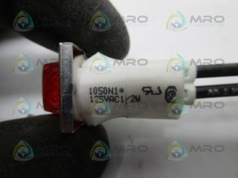 CHICAGO MINIATURE 1050N1 INDICATOR LAMP NEON RED  UNMP