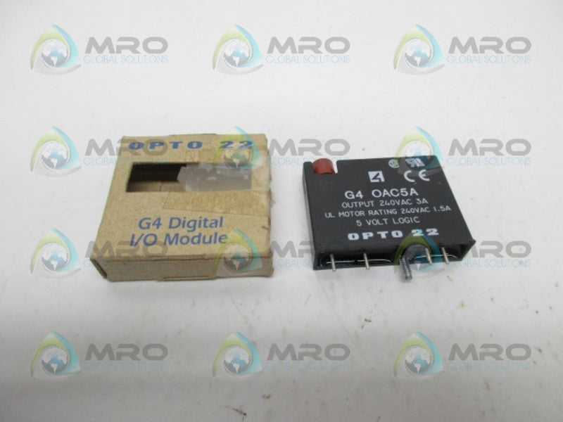 OPTO22 G4-OAC5A I/O MODULE  NSMP