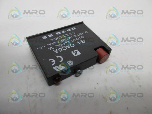 OPTO22 G4-OAC5A I/O MODULE  NSMP