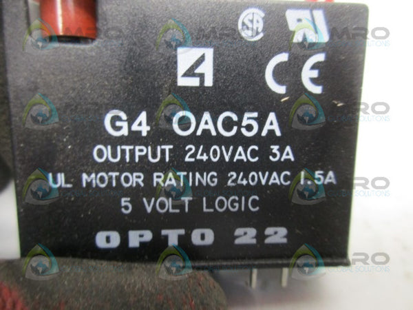 OPTO22 G4-OAC5A I/O MODULE  NSMP