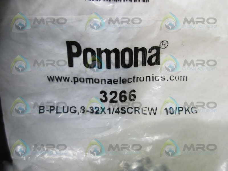 POMONA 3266 B-PLUG (PK OF 10) * NEW IN FACTORY BAG *