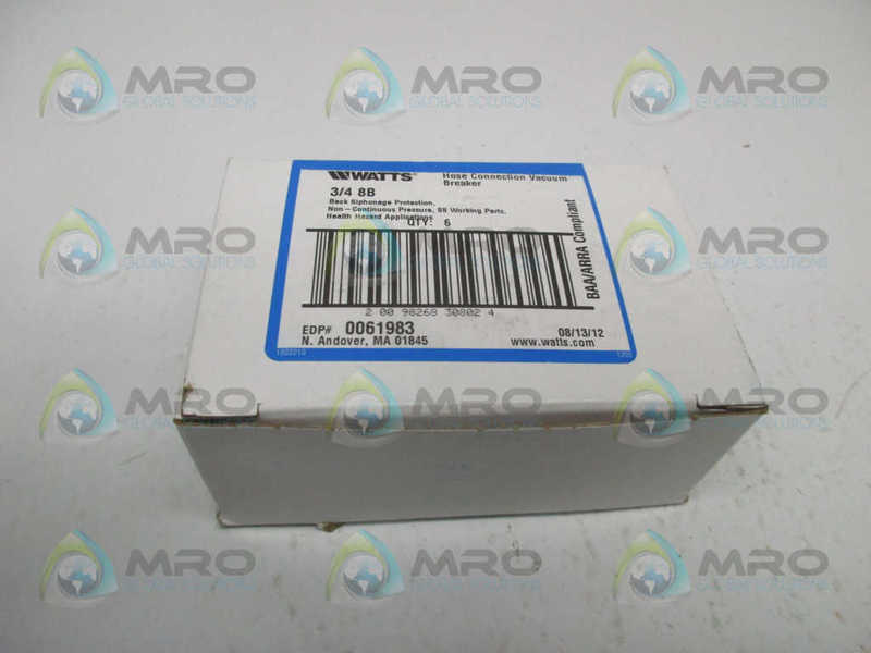 WATTS 0061983 VACUUM BREAKER 3/4" (IN BOX)  NSNP