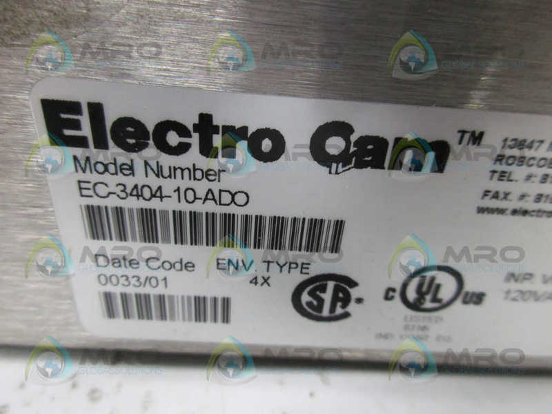 ELECTRO CAM EC-3404-10-ADO ROTARY CAM UNIT  UNMP