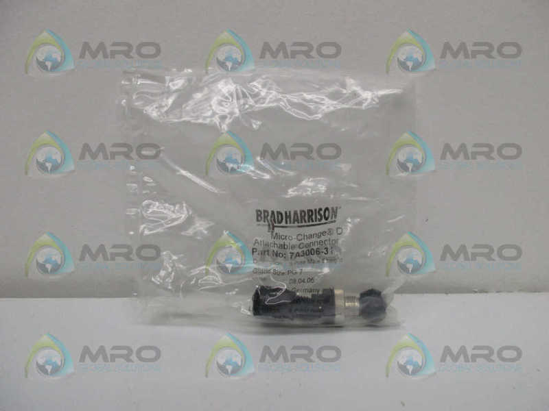 BRAD HARRISON 7A3006-31 MICRO-CHANGE ATTACHABLE CONNECTOR * NEW IN FACTORY BAG *