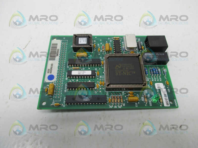 KRONOS 6600187-599 ETHERNET DAUGHTER  UNMP