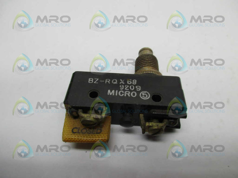 MICRO SWITCH BZ-RQX68 LIMIT SWITCH  UNMP