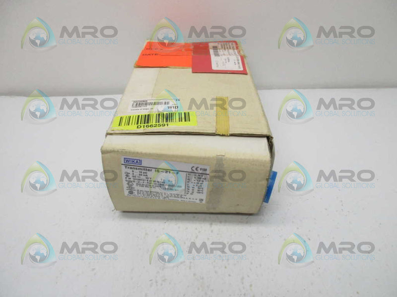 WIKA IS-21-F BAR TRANSMITTER  NSMP
